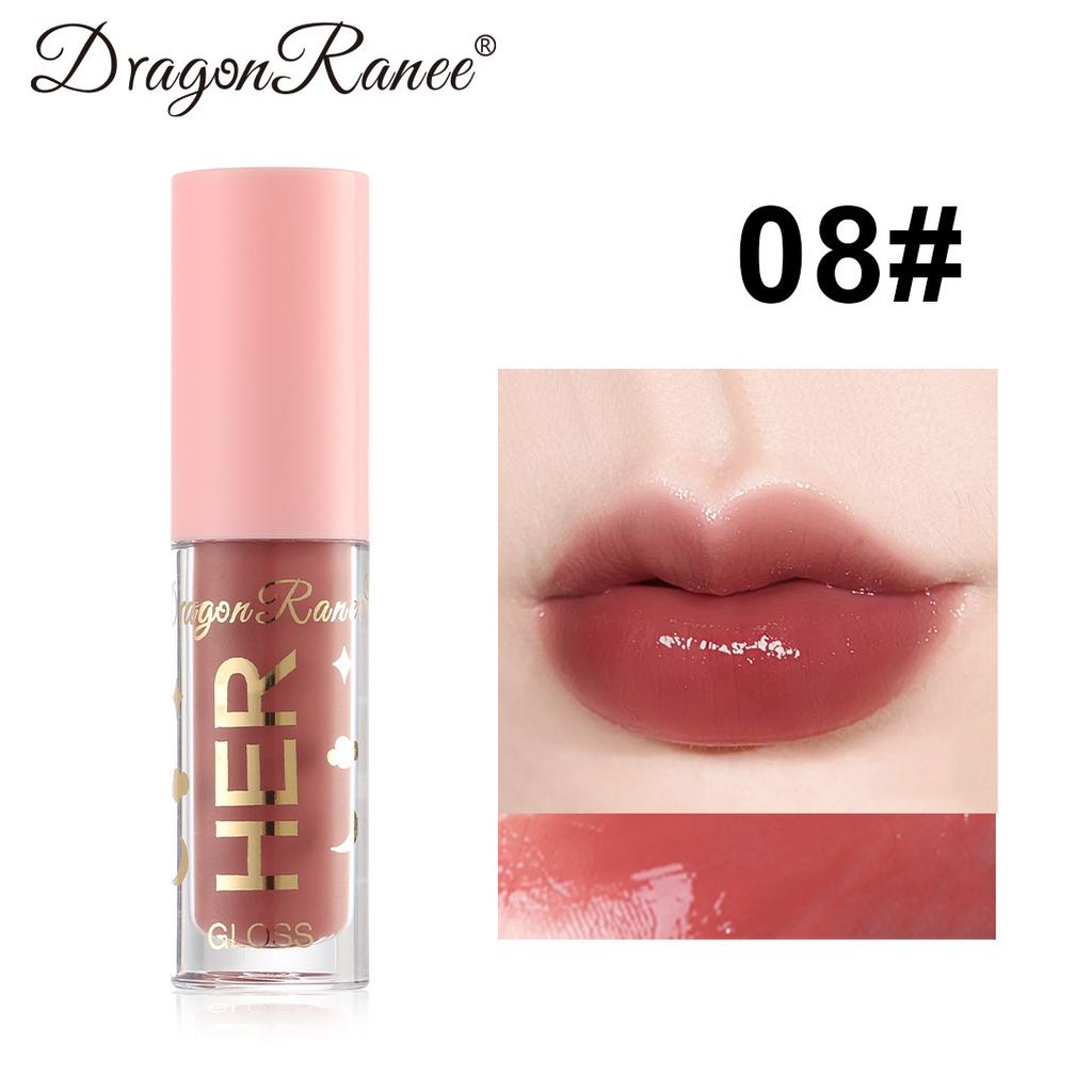 8 Colors Mirror Pearl Lip Gloss Long-lasting Moisturizing Shine Glitter Lip Glaze Waterproof Glass Liquid Lipstick Women Makeup