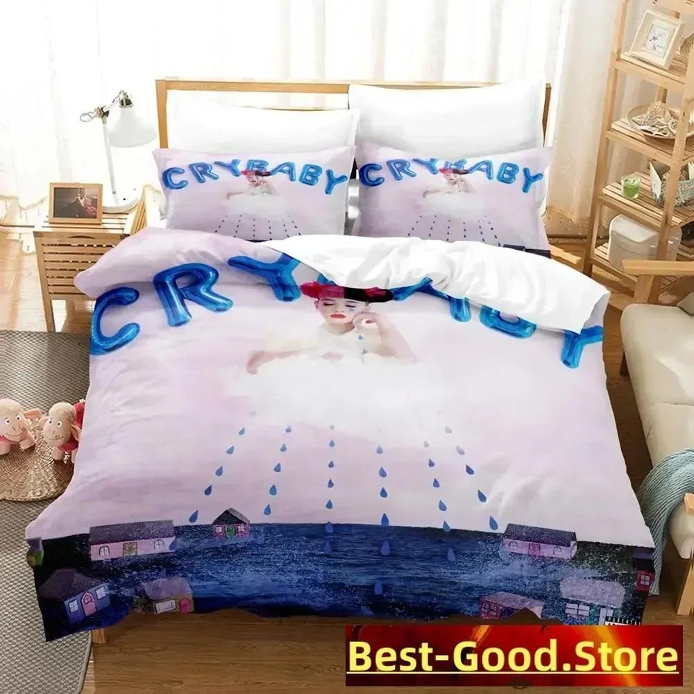 2023 Sexy Singer Melanie Martinez Bedding Set Duvet Cover Sheet Printed Pillowcase Bed Full Queen King Size Comforter Bedroom