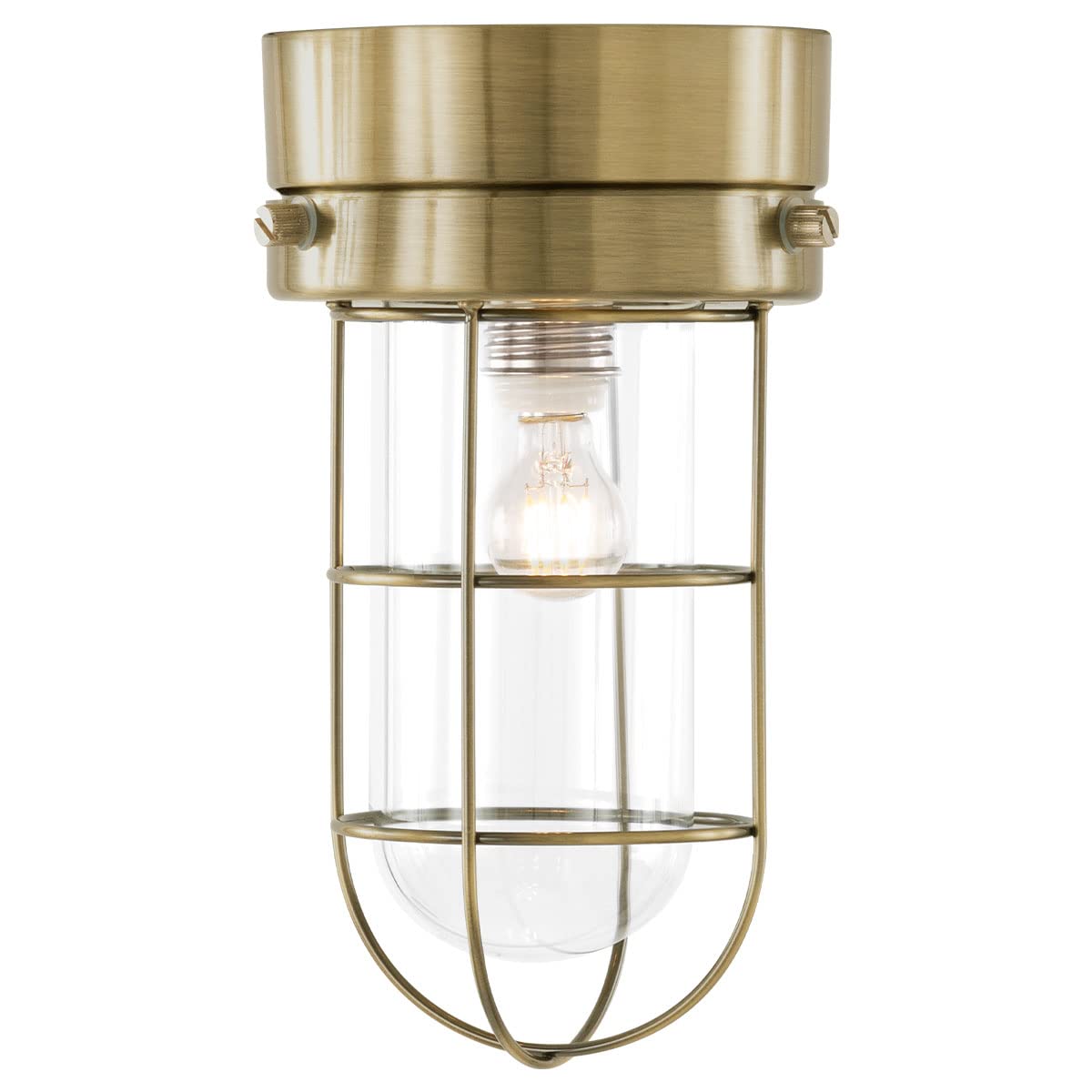 

Bon Furniture Ceiling Indoor Ceiling Marine Lighting LED for Entrance Gold Light, Small, Lighting, Lamp, Fixture, Compatible, E17, Retro, Toilets, золотий