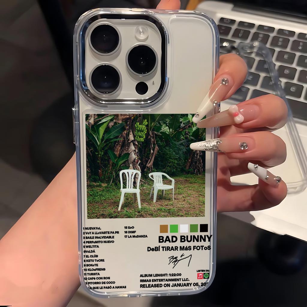 Custodia Nuova per Telefono Singer B-Bad B-Bunny DtMF Per IPhone 17 16e 16 15 14 13 12 11 Mini Pro Max X XR XSMAX 8 7 Air Plus Copertura Morbida