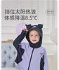 Kulomi Collaborates with Davidella Girls' Sunscreen Clothes for Summer, New Children's Ice Silk Original Yarn Sunscreen Jacket