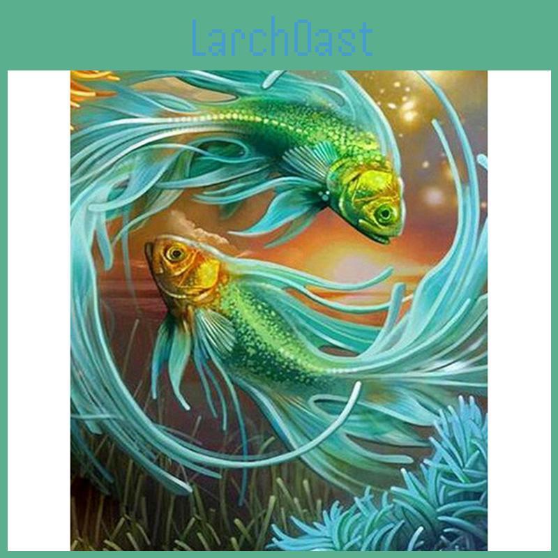 Love Diamond Painting 5d Fish Diamonds Embroidery Cartoon Cross Stitch Decoration Painting