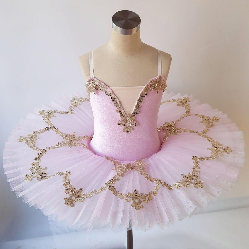 Children's Black Professional Ballet Skirt Tang Jikede Stage Outfit Fluffy Veil