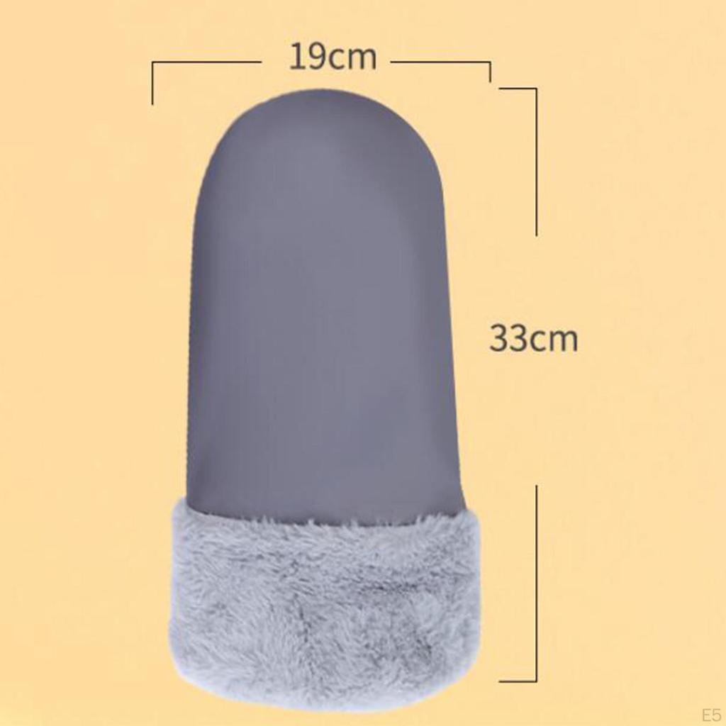 2 Pieces Gloves Waterproof Portable Warm for Pushchair Pet Gears