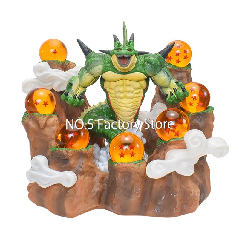 Anime Dragon Ball Z Shenlong Pvc Figures Shenron Porunga And 7 Stars Crystal Ball Dragonball Balls Figurine Collection Model Toy