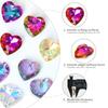 Crystal Austria 6432 Heart Cut Pendants Loose Rhinestone Charms Glass Jewelry Gems Stones for DIY Necklace Jewelry Making 12Pcs