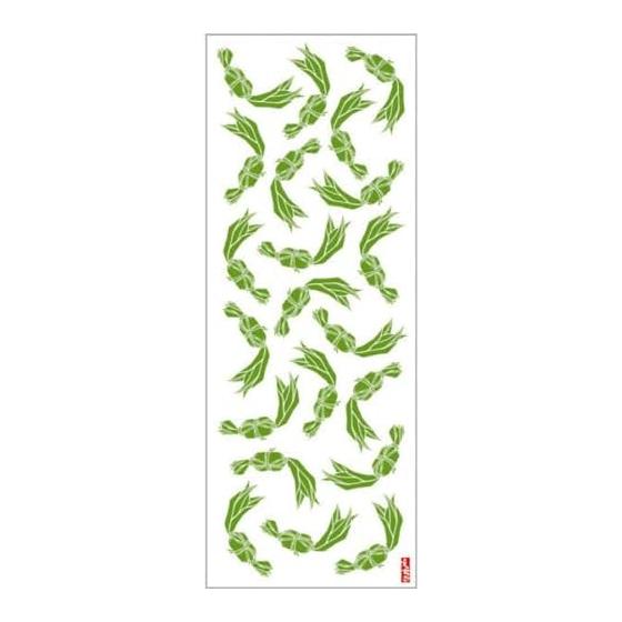 Kyoyu WAZAKKA Echigo Chusen Tenugui Towel - Sasadanngo (Bamboo Dumpling) - 34x90cm - A playful depiction of rustic Echigo scenery, perfect for travel