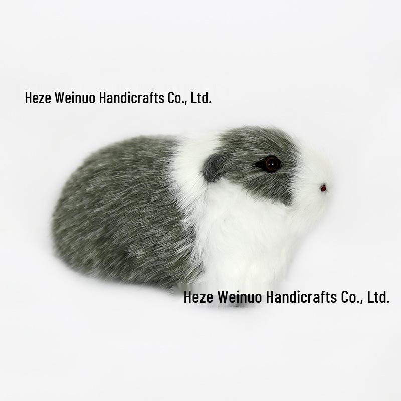 Plush Guinea Pig & Hamster Home Ornament Model