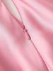 Silk Satin V-neck Backless Spaghetti Strap A-line Dress for Women - New European American Style