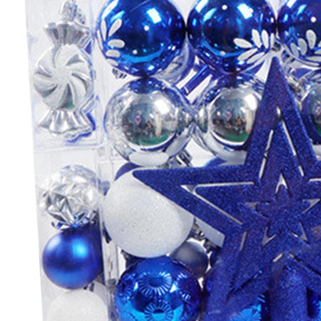 88pcs Christmas Decorative Balls, Tree Ball Ornaments, Shatterproof Craft Pendants,