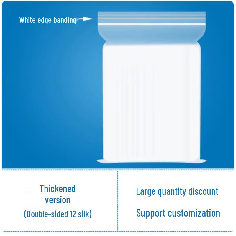 SIVIR Thickened PE Self-Sealing Food Storage Bags