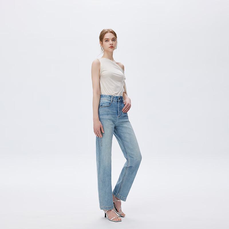 FengXun Men's Casual Slim Fit Denim Jeans