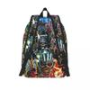 Iron Maidens Musik Rock Rucksack für Männer Frauen Mode Student Wandern Reisen Tagesrucksack College Umhängetasche Langlebig