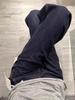 Women's 2025 Dark Blue High-Waisted Wide-Leg Denim Jeans - Autumn Collection, Loose Fit, Floor-Length.
