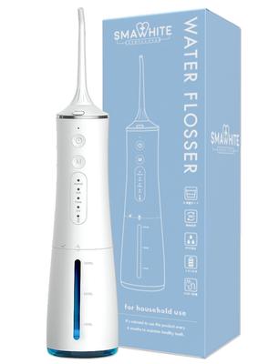 Suma White Oral Irrigator Jet Washer Cordless Oral Care Cleaning Mouth Washer
