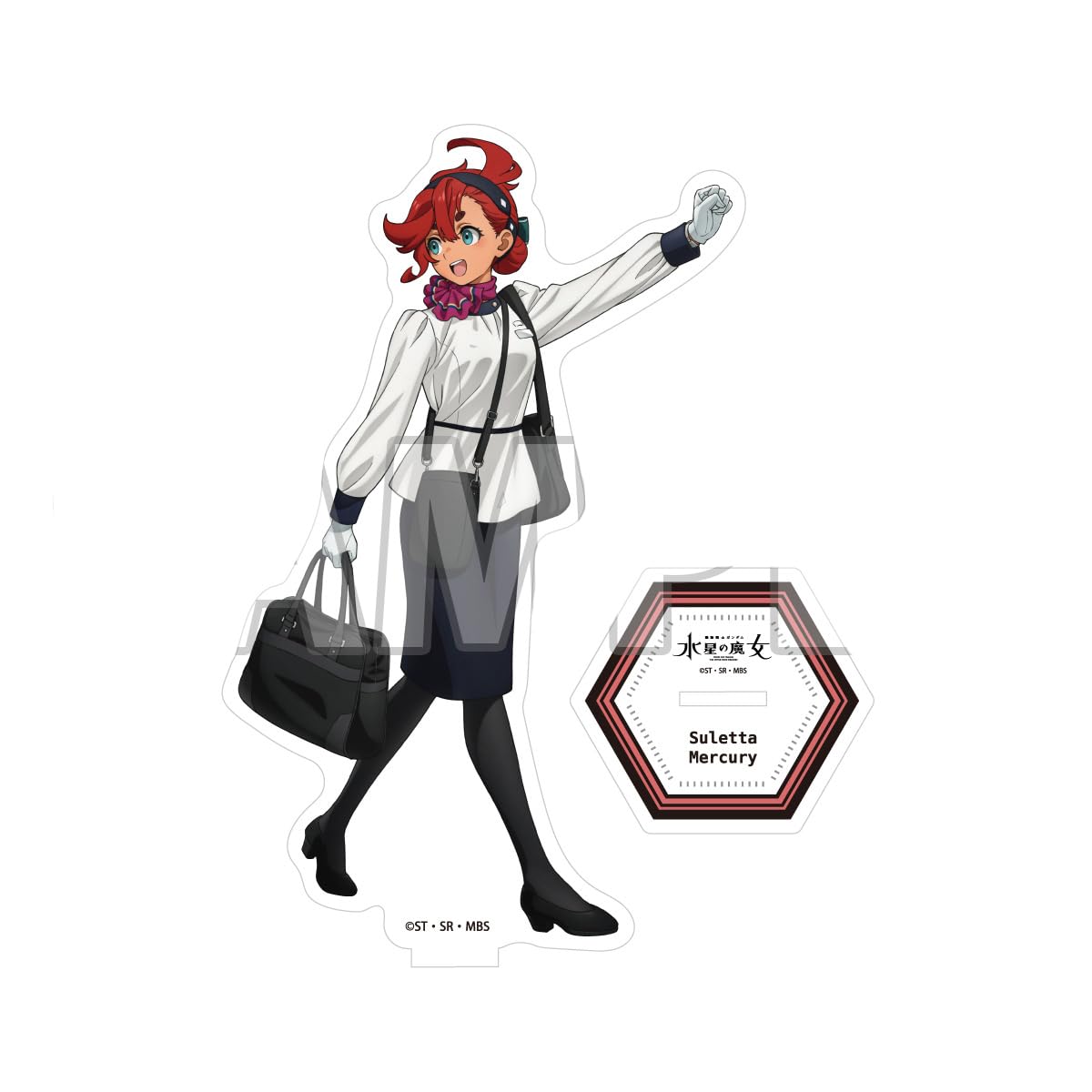Mobile Suit Gundam: Witch of Mercury - Sletta Mercury [JR Central x Gundam Series] ~Journey with Gundam~ 1st Edition Original Acrylic Stand