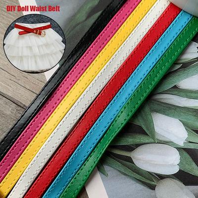 50cm Width 3/5mm Doll Waist Belts Clothes Accessories Handmade Belt Material Kids Educational Toys