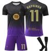 26-27 Barcelona Away Football Jersey for Kids and Adults RAPHINHA #11
