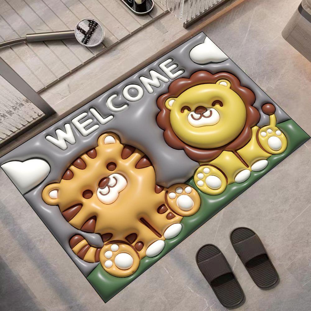 

Трехмерный коврик для ванной комнаты, противоскользящий коврик из диатомовой грязи для дома, впитывающий коврик для ванной комнаты знаменитостей из Интернета, устойчивый к падениям, можно настроить 40 * 60cm