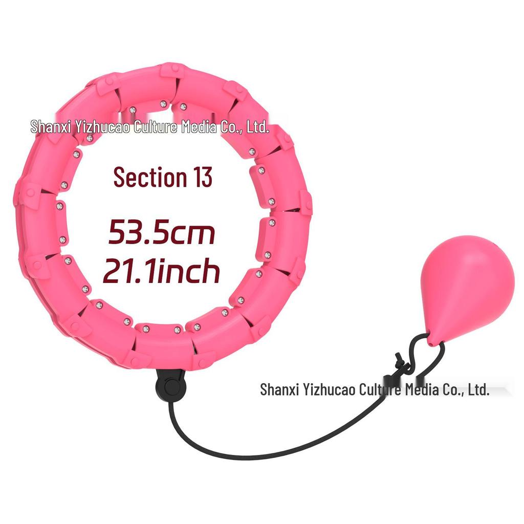 Intelligenter, abnehmbarer Hula-Hoop-Reifen für Frauen – Bauchweg-Effekt, taillenschonendes Fitnessprogramm