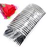 Shiny Multi-Tooth Hair Styling Comb with Color Diamond Hairband