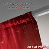 Flat Printing Jit Curtains Without Rod Curtain Sparkles Popular Pattern Versatile Polyester Gifts Set Of 2 Made
