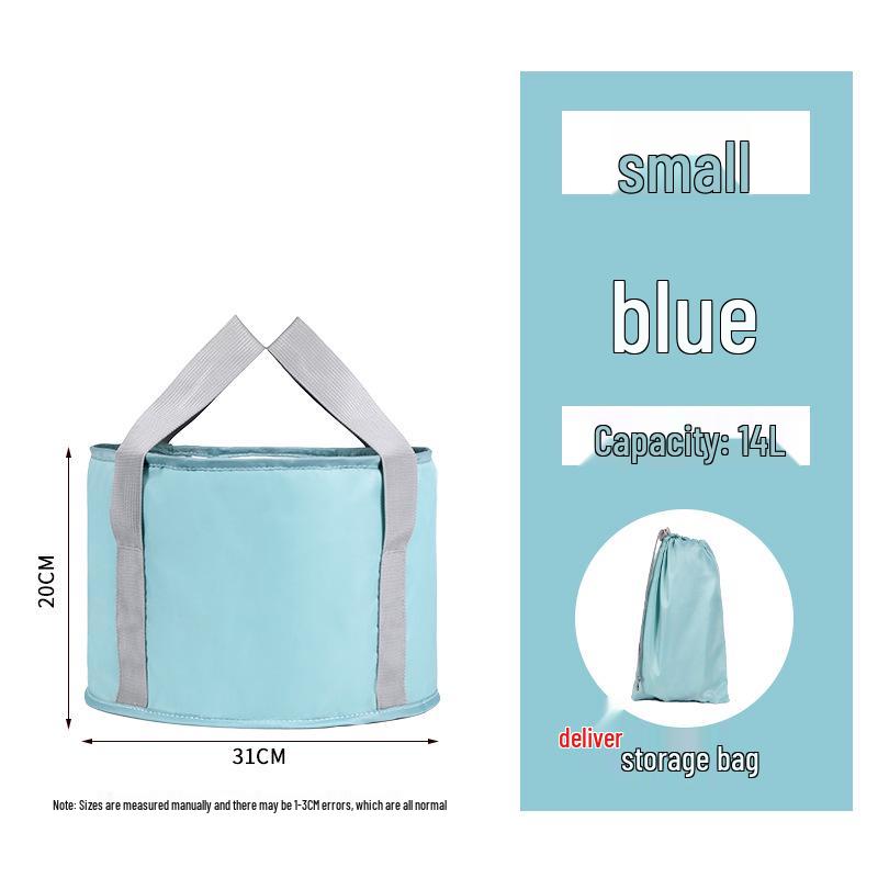 Winter Portable Multifunctional Foot Bath Bucket - Insulated & Foldable for Home or Dorm Use