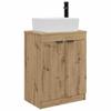 Bathroom Vanity with Sink Artisan Oak 54 X 35 X 83 Cm