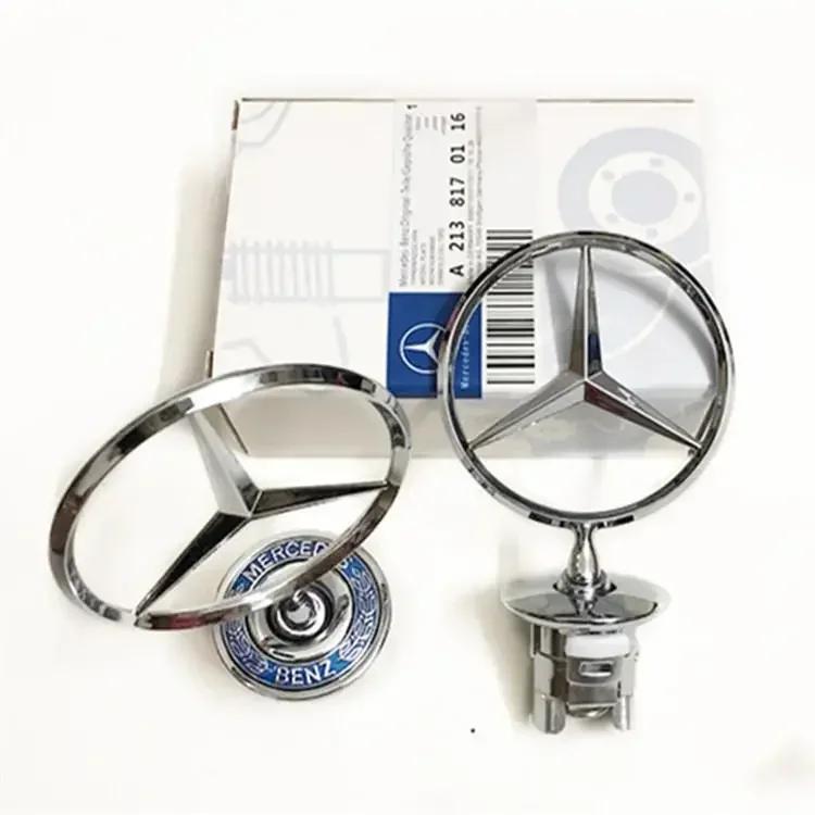 C200 E200 Για Mercedes Benz Κράμα Ψευδαργύρου Εμπρόσθιο Έμβλημα Καπό Αυτοκινήτου Ετικέτα Καπό Σήμα Αυτοκόλλητο Για Mercedes Benz W204 W210 W220 W