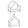 Firewood Rack Black 60x25x60 cm Cold Rolled Steel