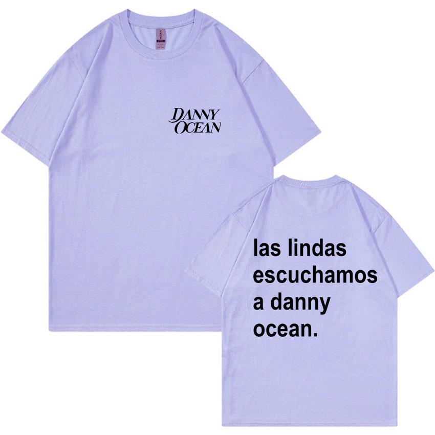 Rapper Danny Ocean Reflexa Letters Print 2025 Harajuku Hip Hop TShirt Men Summer Crewneck Y2K Tshirt Unisex Cozy Cotton Clothes