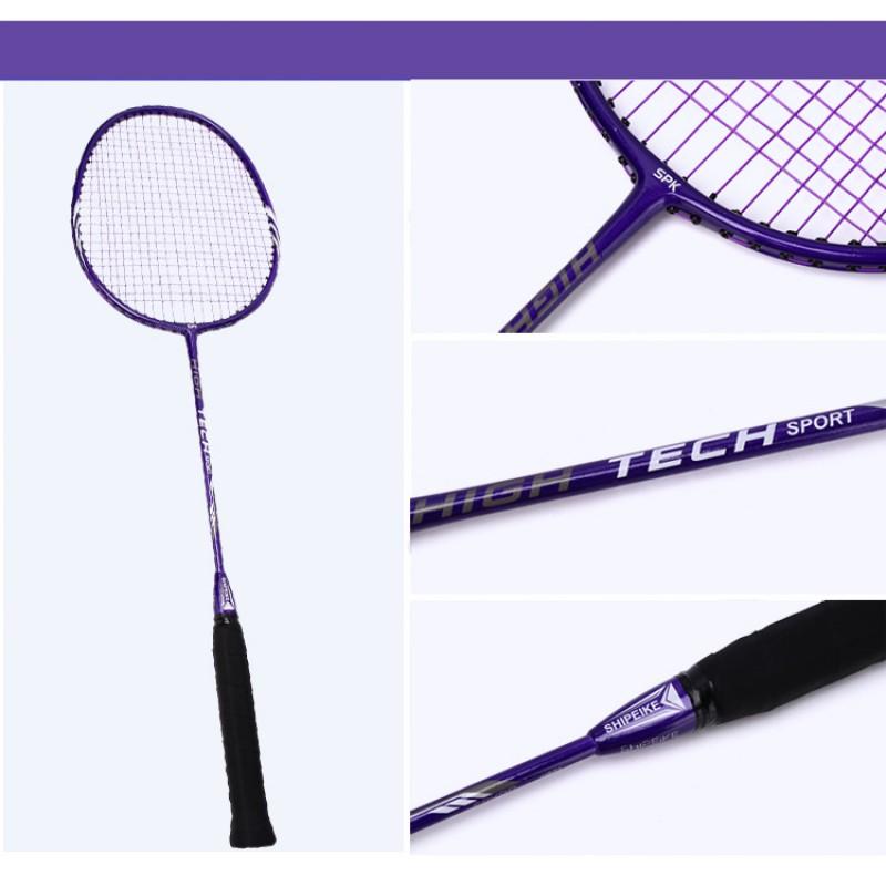 Lightweight Full Carbon Badminton Racket Beginners Intermediate Players Unisex Single Racquet G5 Grip