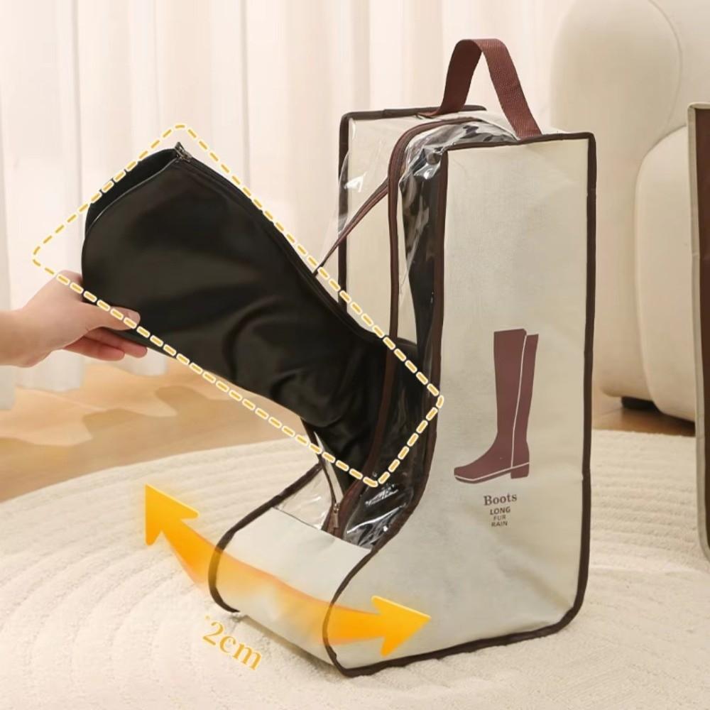 New Waterproof Boots Storage Bag Moistureproof Dustproof Tall Boots Storage Protector Bag Foldable Shoes Organizer