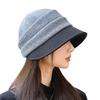 New Pleated Beret Casual and Versatile Face Showing Small Plaid Hat for Women In Autumn and Winter Windproof and Warm Newspaper Boy Hat