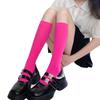 Colorful Calf Socks Velvets Knee High Stockings Lightweight Breathable Knee High Socks Student Girls Middle Tube Socks