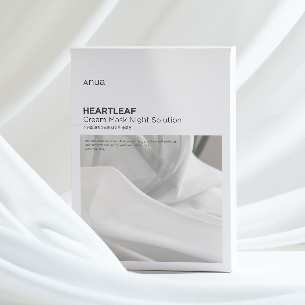 

Anua Houttuynia Cordata Cream Mask Night Solution 25мл 10 листов