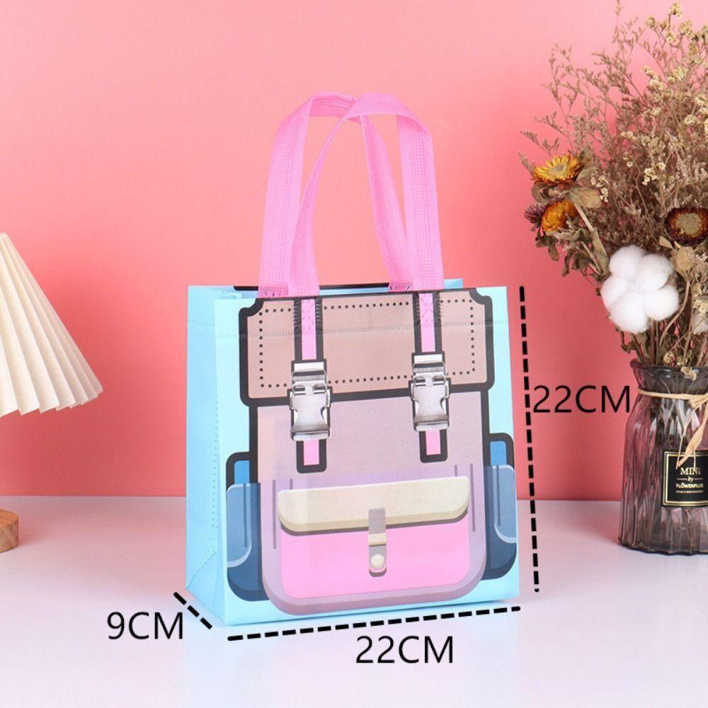 

1 шт., подарочная упаковка для сладостей, сумка для закусок, печенья, конфет, праздничных принадлежностей, сумка для конфет, нетканая детская сумка-тоут