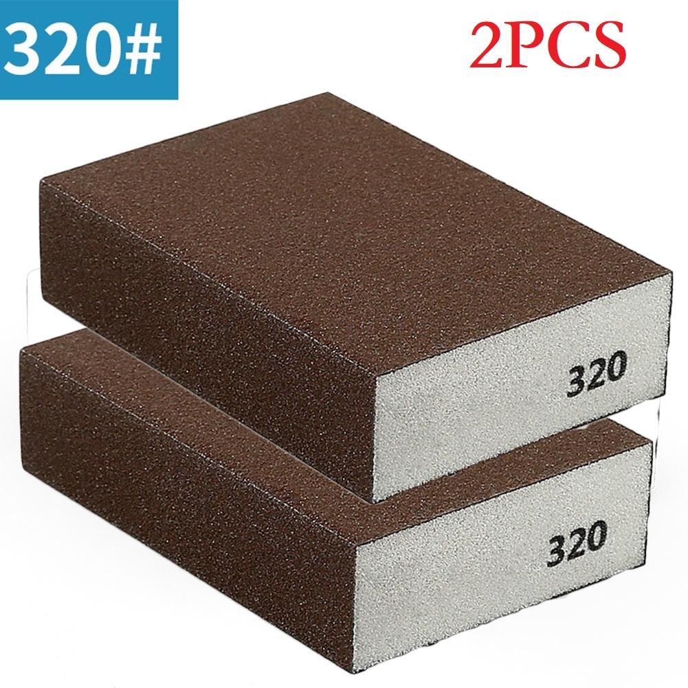 2PCSGrit Sanding Sponge Blocks Flexible Wet High Density
