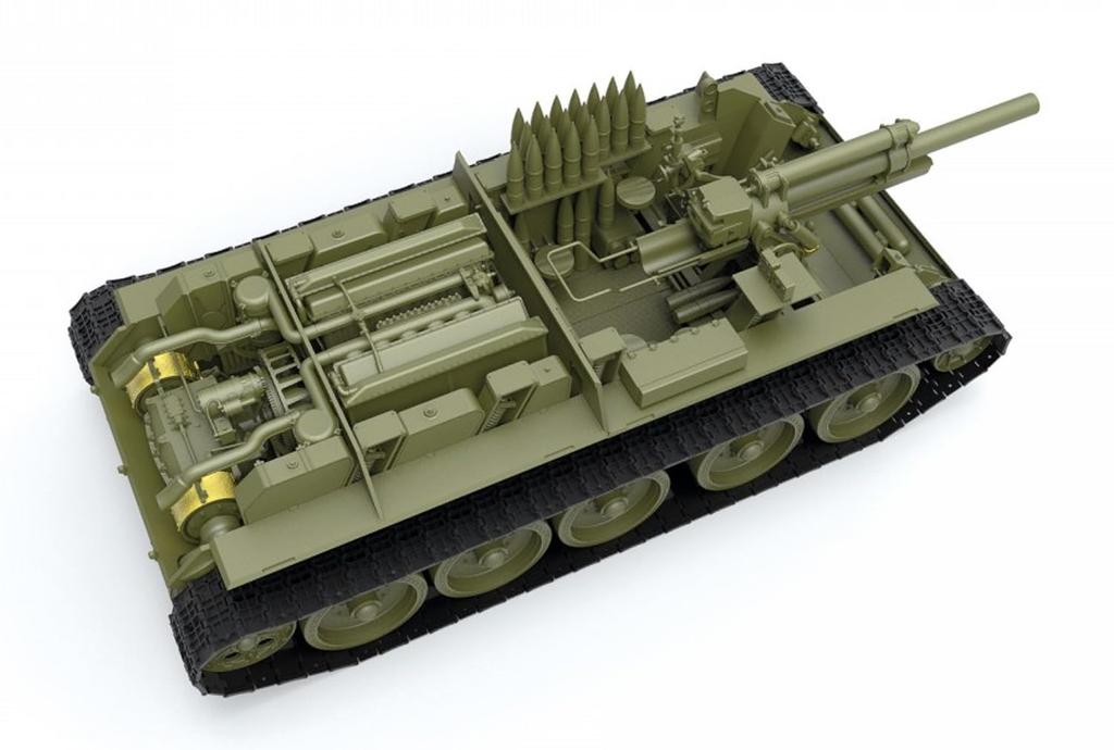 MiniArt Scale Soviet Late Model Full Interior Reproduction Plastic Model Kit MA35208 1/35 SU-122 (Interior Kit)