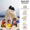 1pc Beauty and the Beast Theme Blanket, Soft Home Office Outdoor Gift for Kids Adults