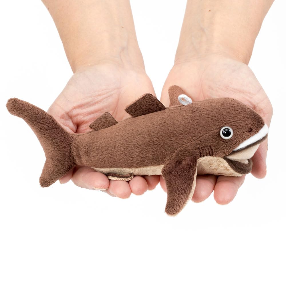 COLORATA Megamouth Shark Plush Mascot (Realistic Deep-Sea Creaturewith Chain) Keychain Doll Gift (Twice Tested)  Christmas Present