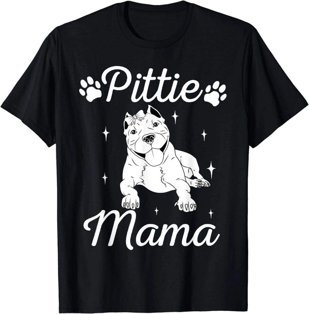 Pitbull Mama Pit Bull Terrier Liebhaber Hundehalter Pibble Mama Geschenk Unisex T-Shirt