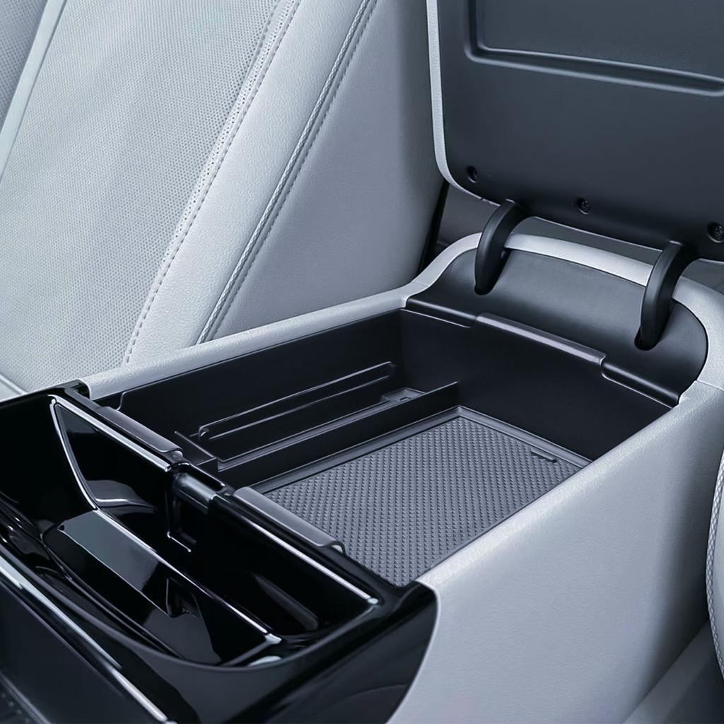 Armrest Storage Box for 2025 Hyundai Tucson Center Console Organizer Tray Secondary Car Storage Interior Car Box ABS Accessories