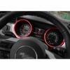 Dashboard Panel Decor Ring Cover Trim For Ford Mustang 2015- Red Accessories