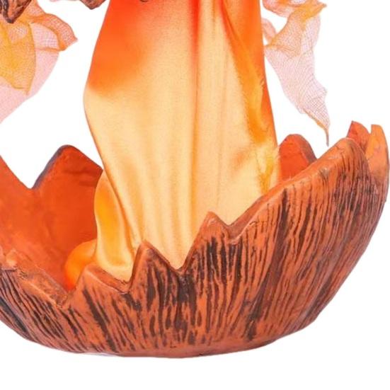 Halloween Pumpkin Light Extendable Talking Pumpkin Lantern Scary Mouth Open Pumpkin Decoration with Lights And Sound for Porch Patio Decor