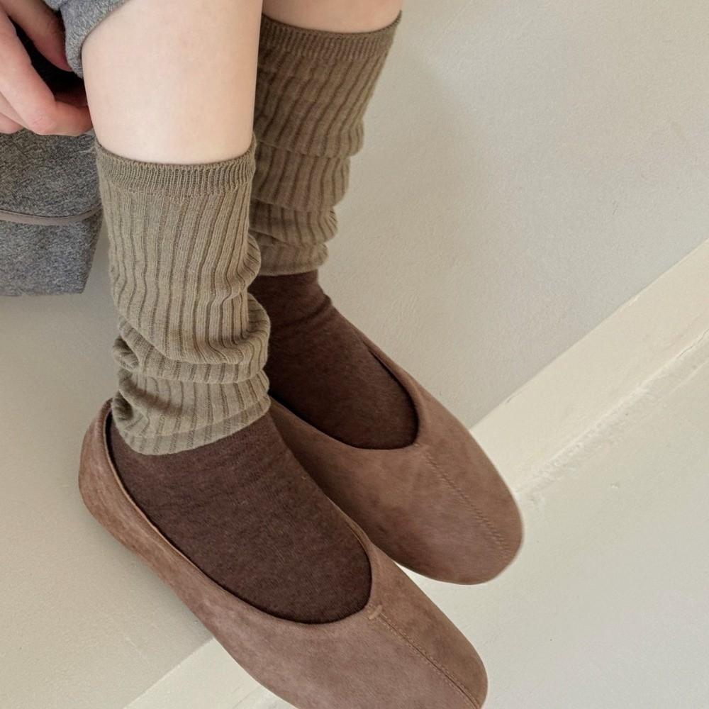 Breathable Cotton Socks Soft Winter Loose Socks New Knee-socks For Women
