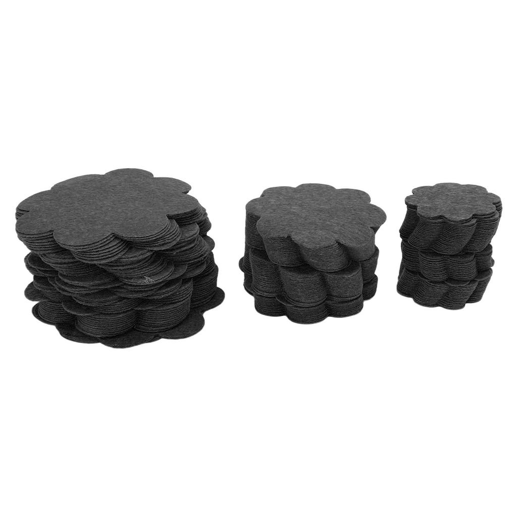 150PCS Plant Pot Hole Pads Flower Shape Bonsai Pot Bottom Drainage Gasket Breathable Water Permeable