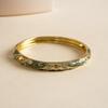 Traditional Vintage Cloisonne Bangle Chinese Women's Hand Bracelet Flower Bangle  Jewelry Gifts