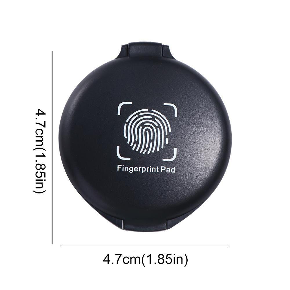 Business Contract Mini Fingerprint Ink Pad Office Supplies Thumbprint Ink Pad Fingerprint Kit