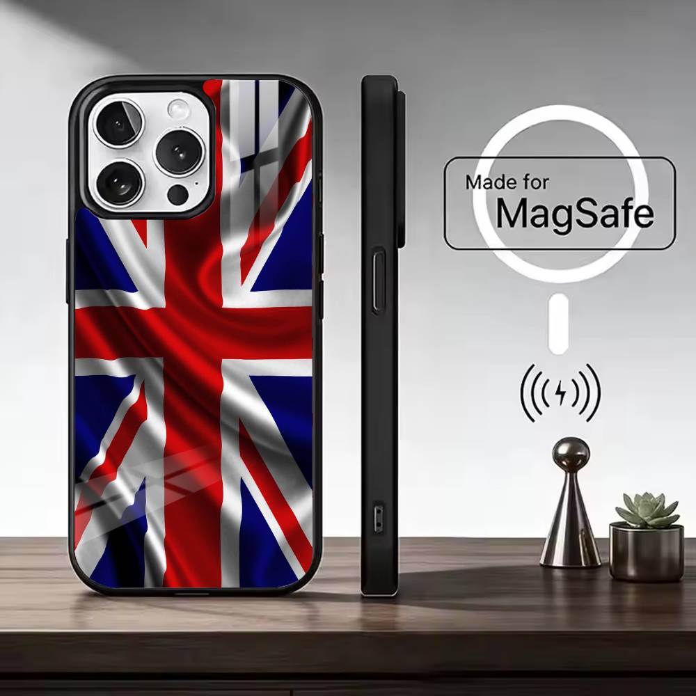 

Англия F-Флаг Поддержка фанатов Чехол для телефона для футбола Для iPhone17,16,15,14,13,12,11 Plus,Pro Max, Новая магнитная беспроводная зарядка iPhone16ProMax